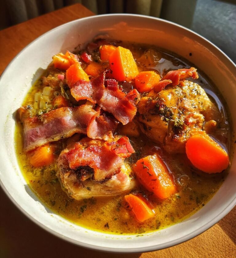 kycklinggryta med bacon recept