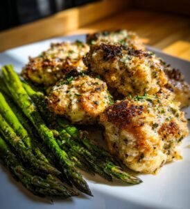 kyckling med sparris i ugn