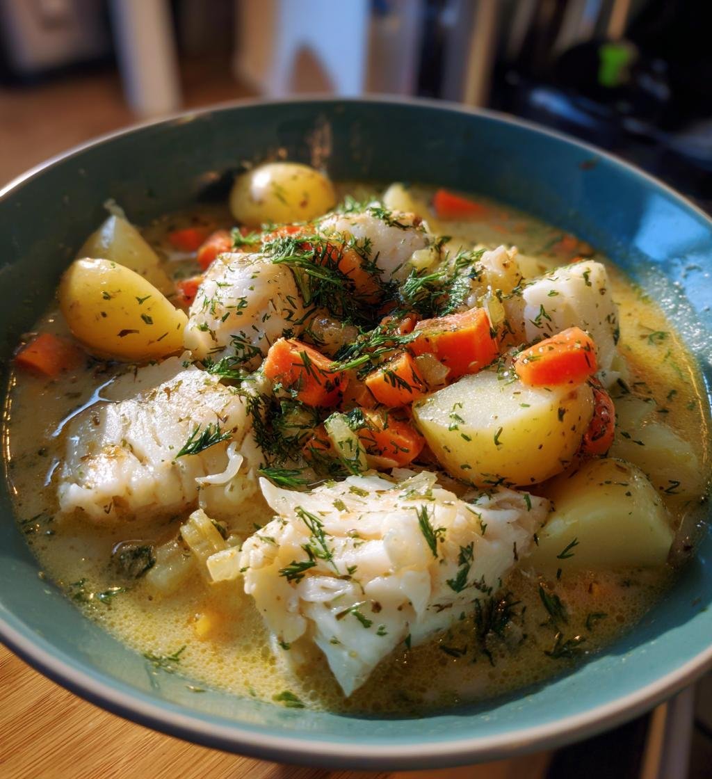 Fisksoppa med potatis – Enkel och Krämig Hemlagad Lyx