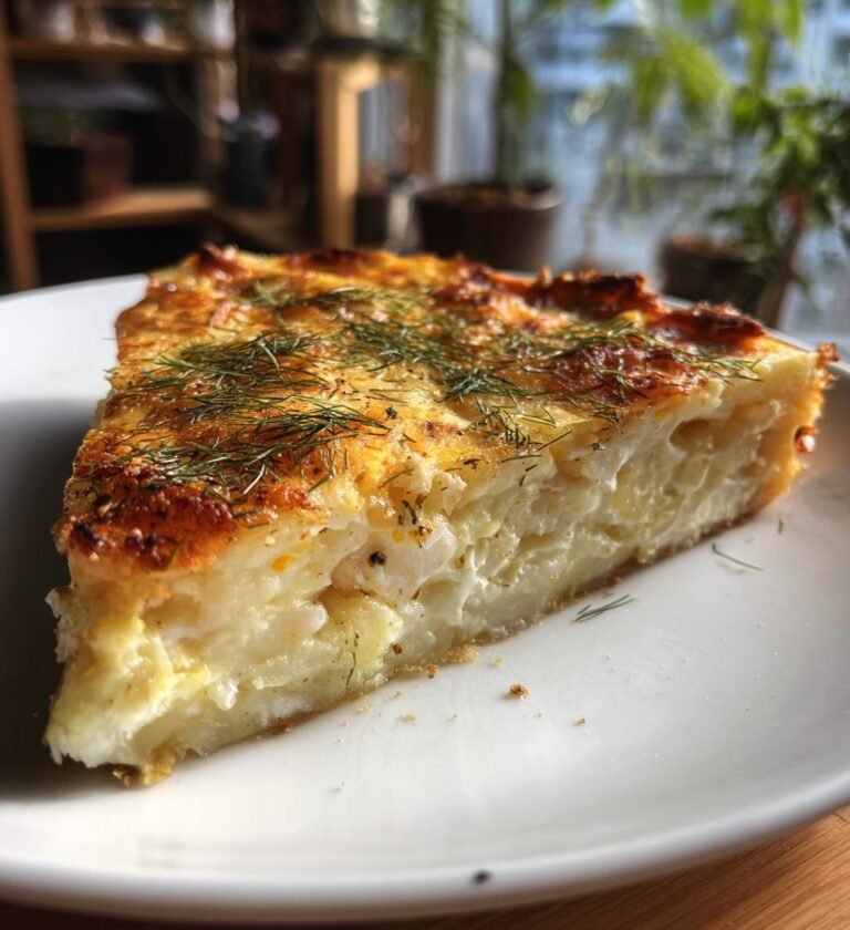 gratäng med räkor och dill