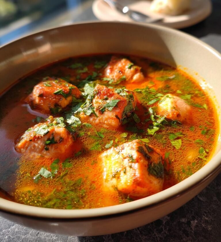 laxgryta med saffran recept