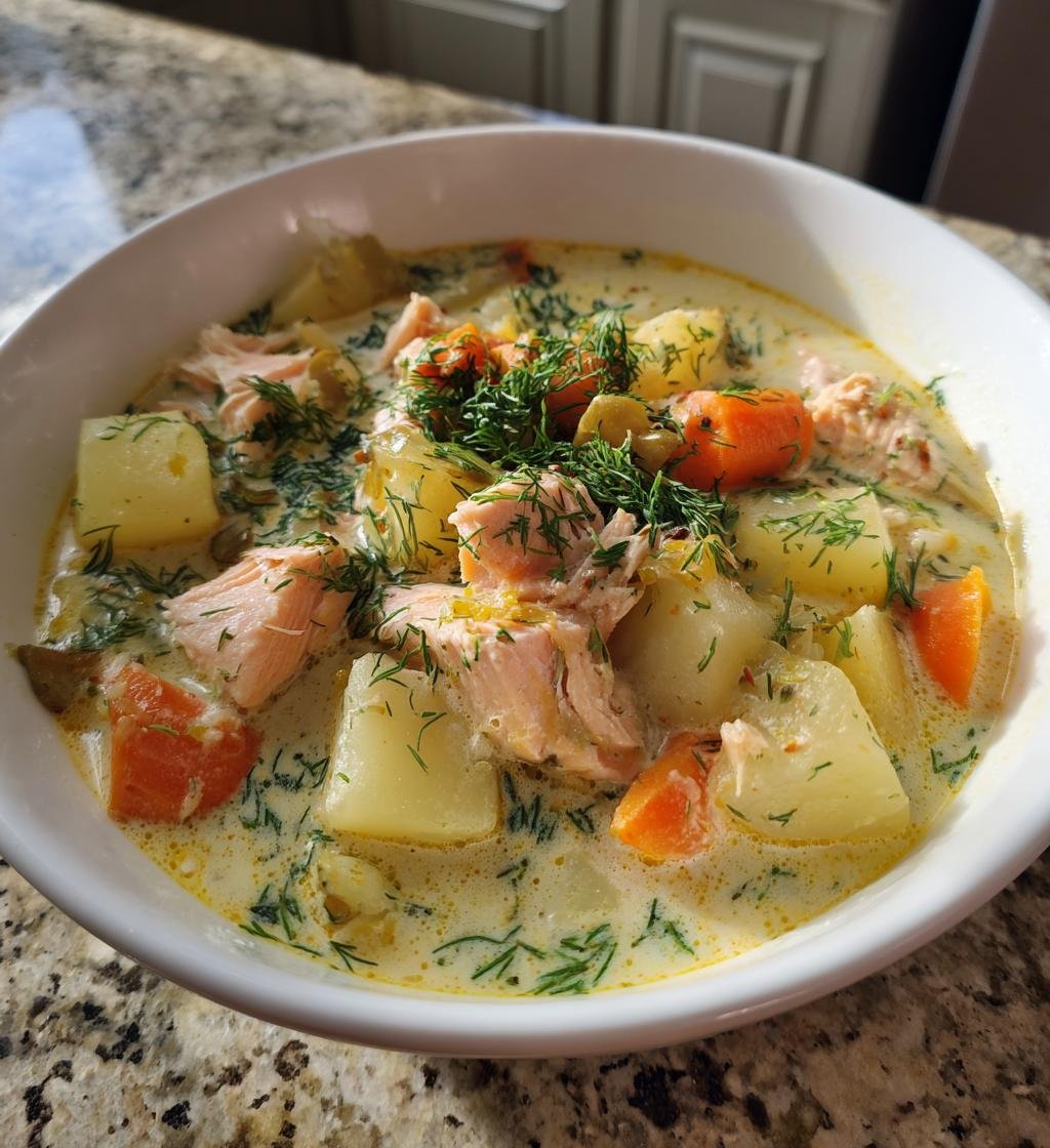 Fisksoppa med lax och torsk – Enkel och krämig smakupplevelse