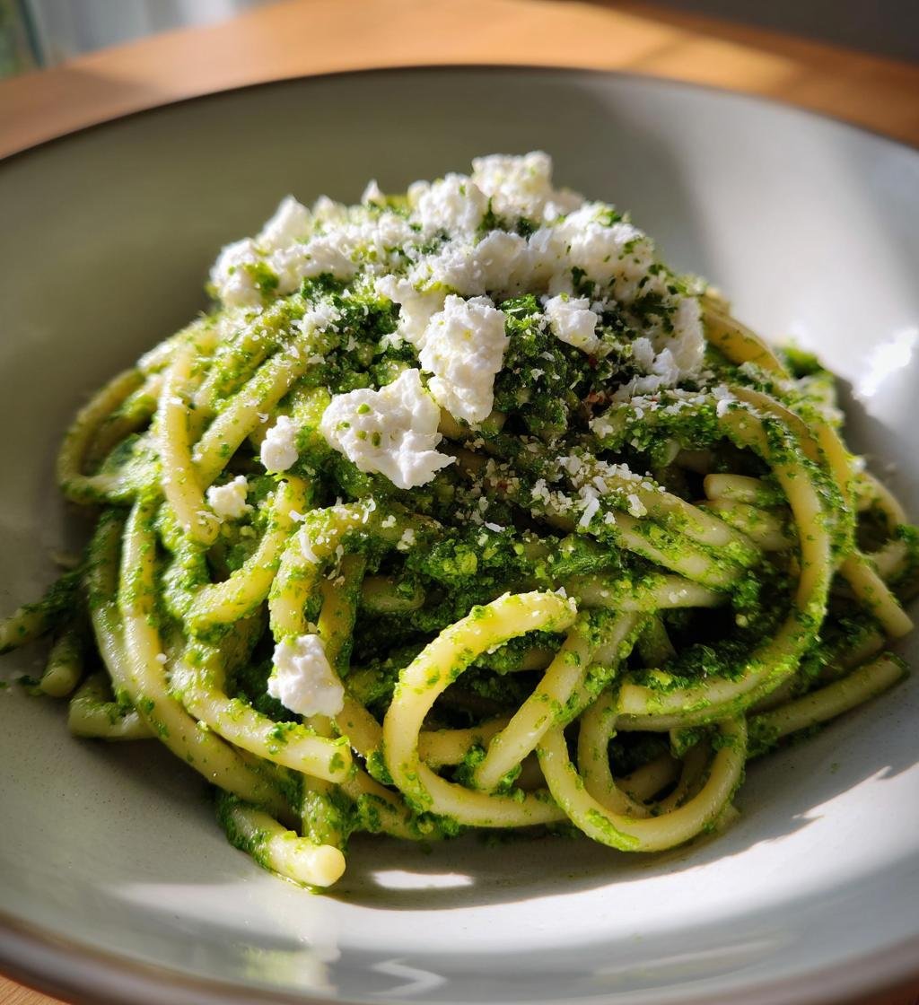 Pasta med ärtpesto och ricotta – Snabb och god middag - steg för steg