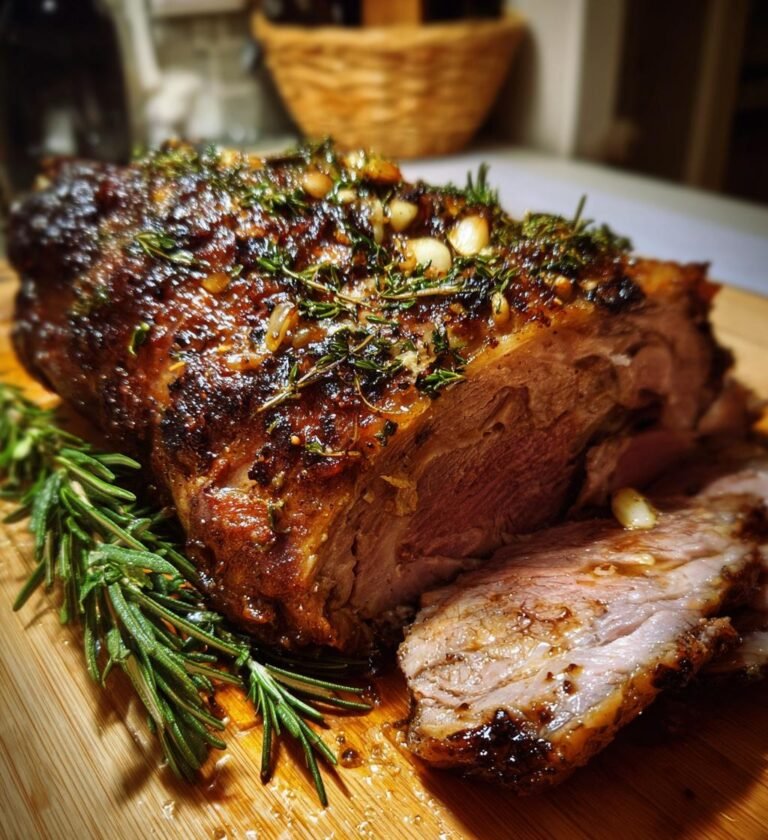 lammstek i ugn med vitlök och rosmarin