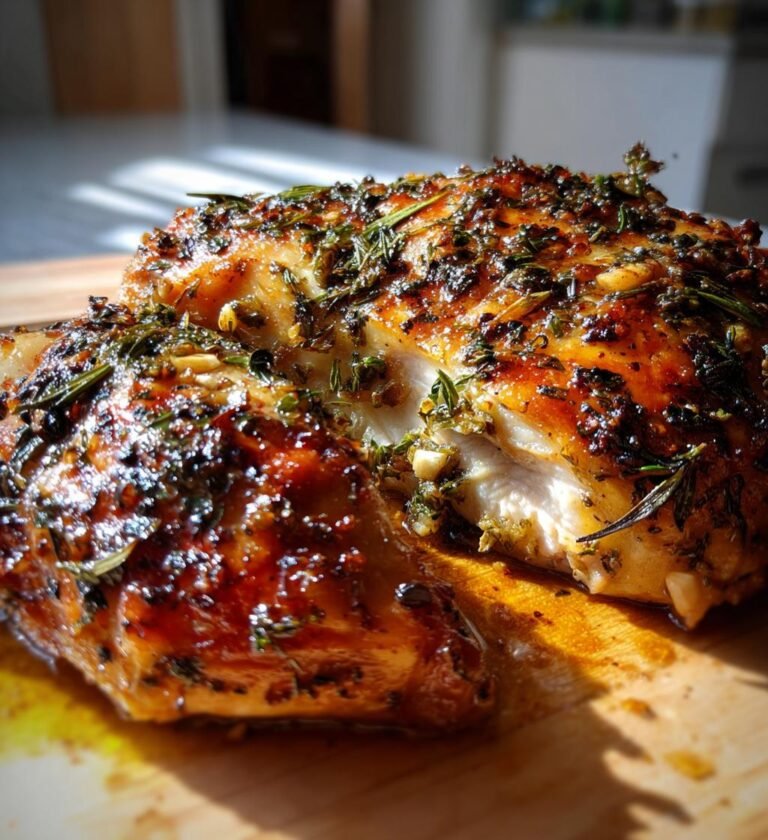 kyckling i ugn med vitlök och basilika