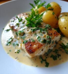 torsk med vitvinssås