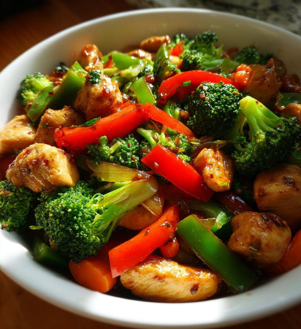 Kyckling med wokgrönsaker - Enkel och Nyttig Måltid