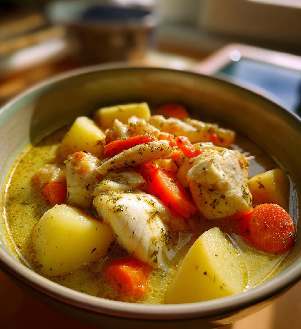 Fisksoppa med potatis – Enkel och Krämig Hemlagad Lyx - steg för steg