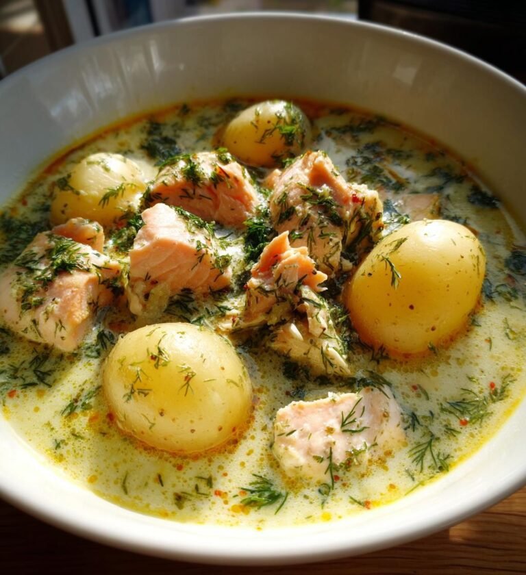 fiskgryta med lax och torsk