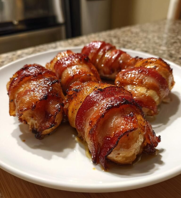 kyckling i ugn med bacon