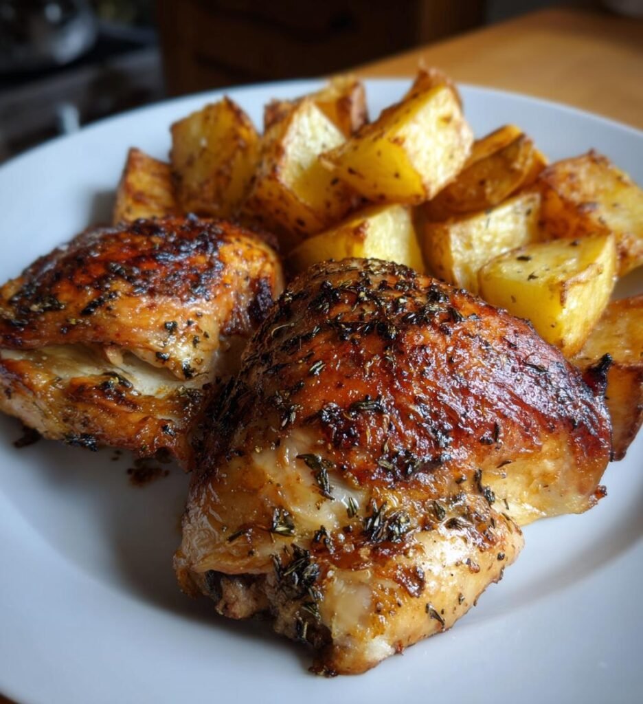 kyckling i ugn med potatis