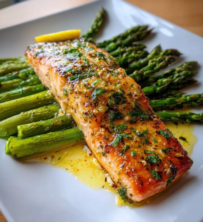 lax i ugn med sparris