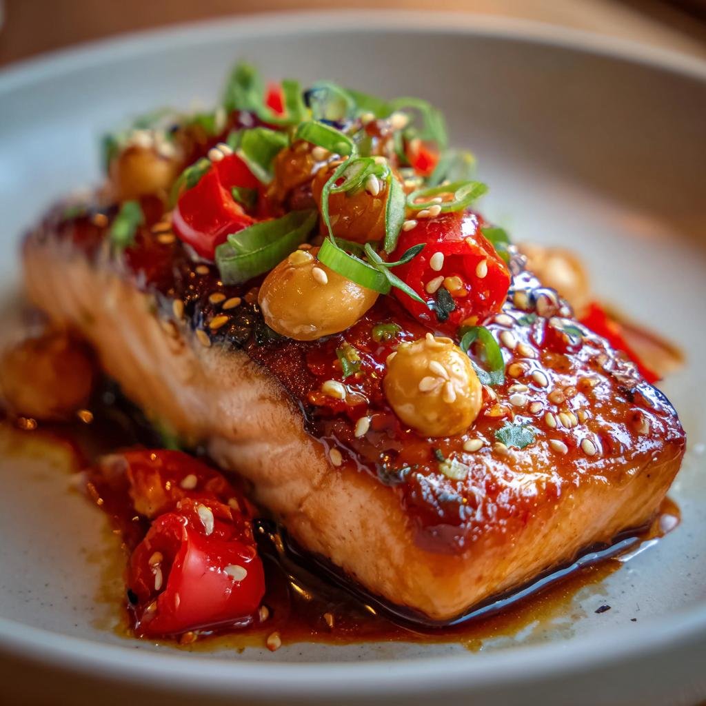 lax i ugn med sweet chili