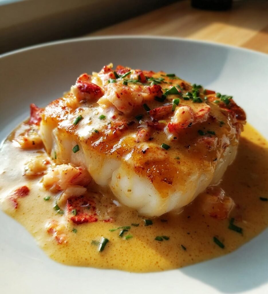 torsk med hummersås