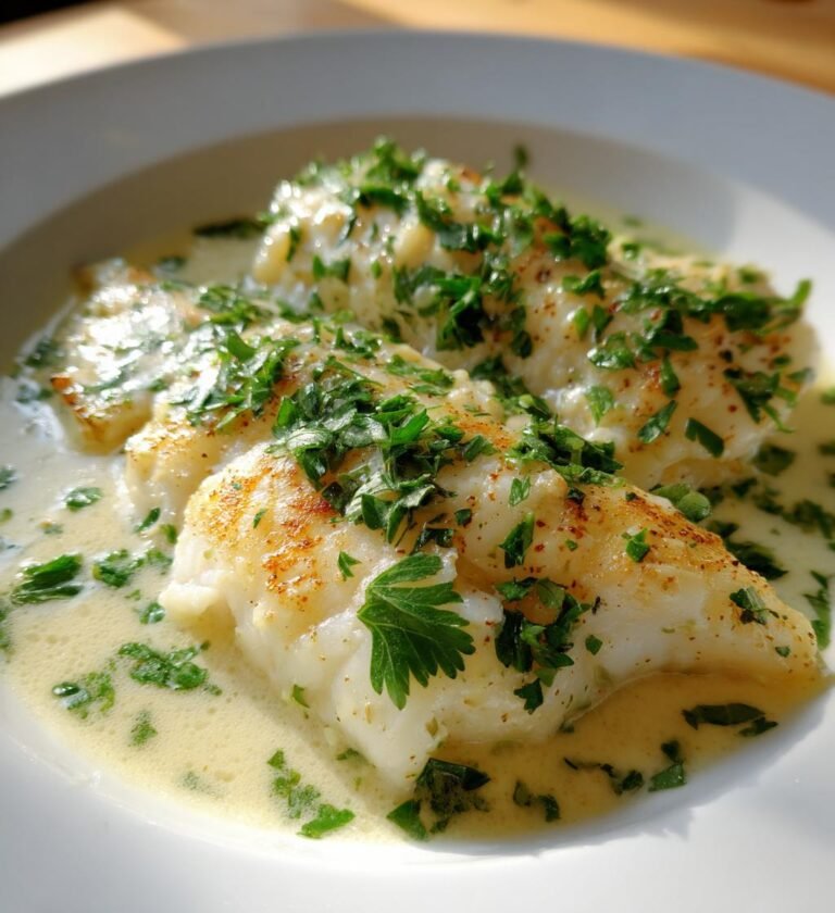 torsk med vitvinssås