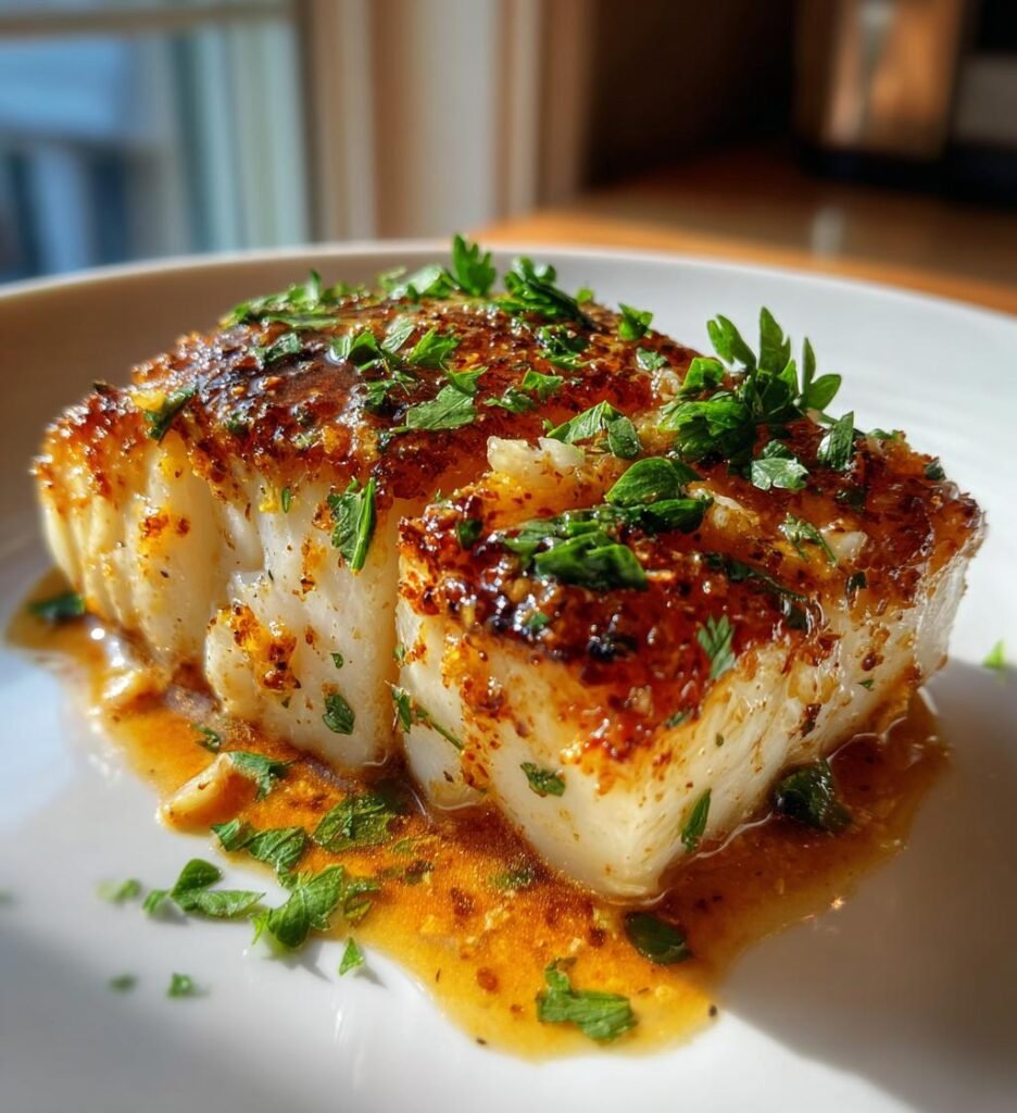 torskrygg med brynt smör