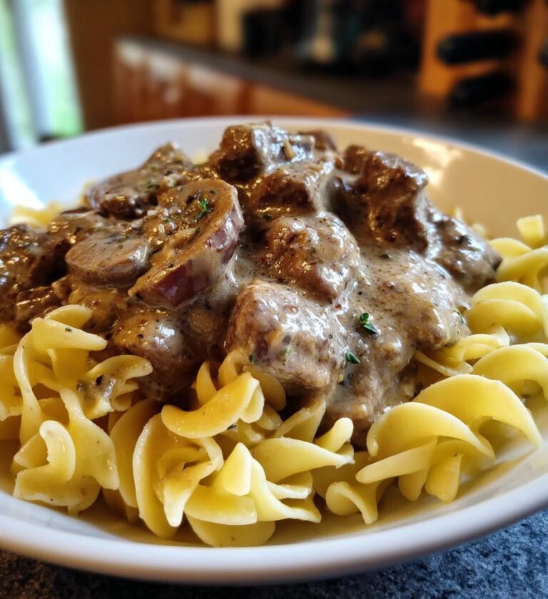 biff stroganoff recept enkel hemgjord