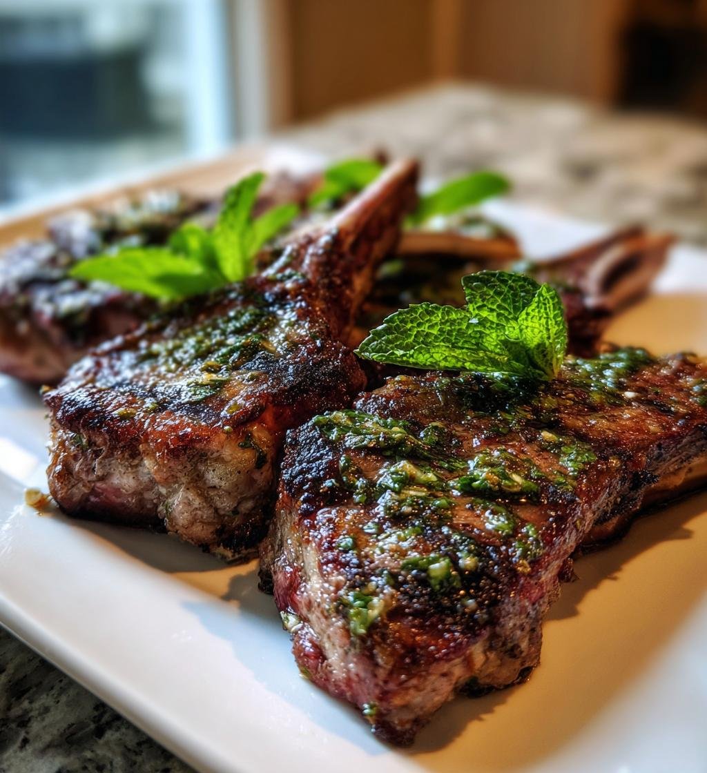 Lammkotletter med mynta och vitlök - Enkel och saftig middag - steg för steg