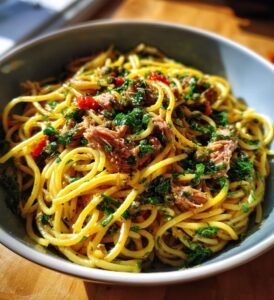 pasta med tonfisk och kapris recept