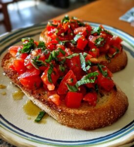 bruschetta recept klassisk tomat