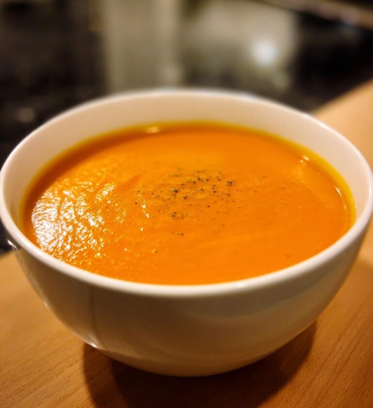 soppa med morot och ingefära recept