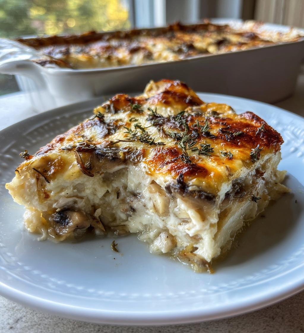 Kyckling och svampgratäng recept – God och krämig middag på 30 minuter - steg för steg