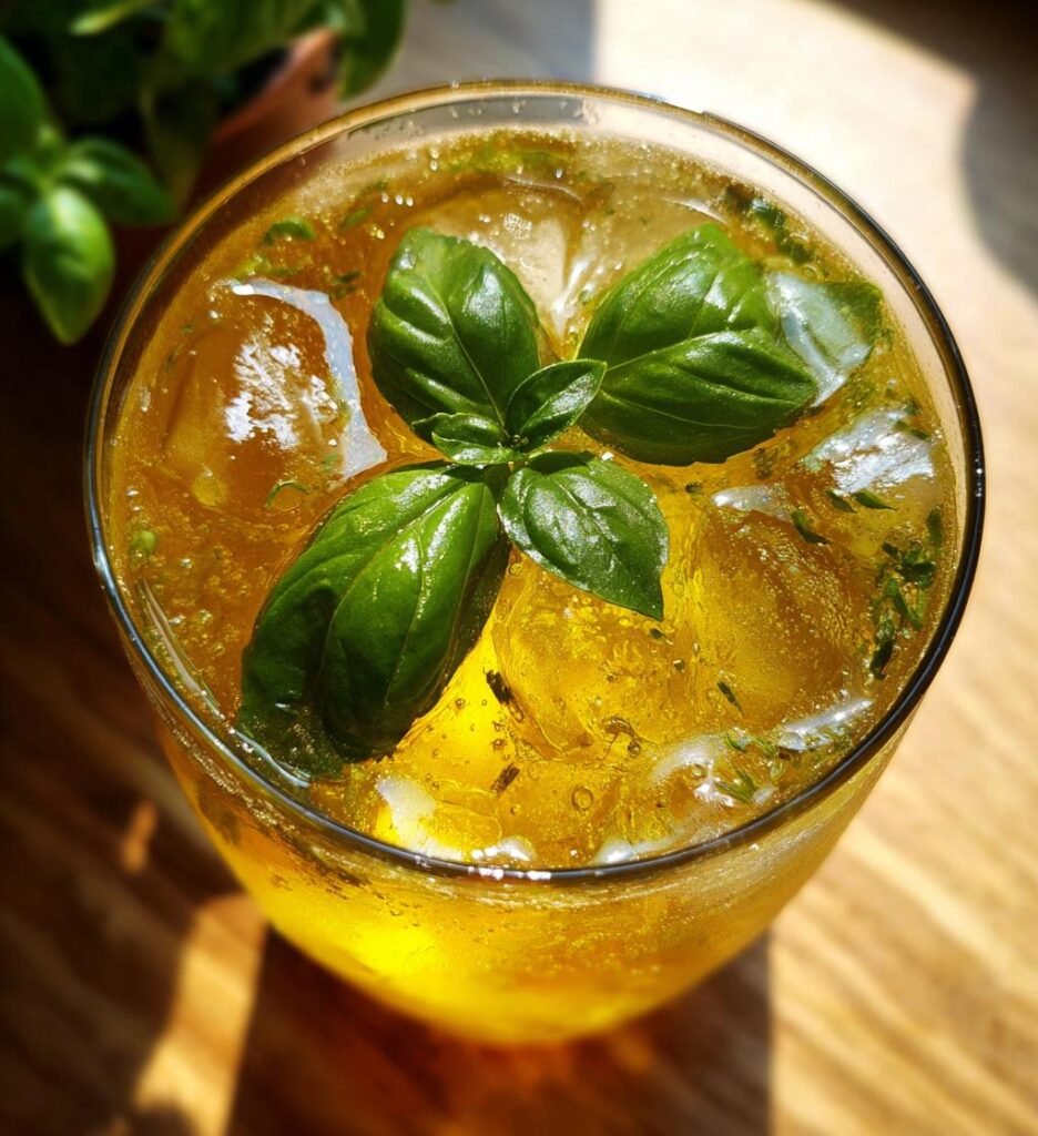 lemonad recept hemgjord med basilika