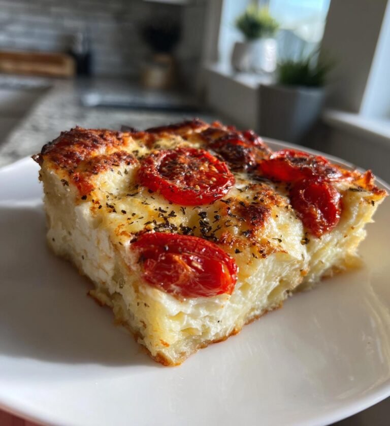 gratäng med tomat och mozzarella