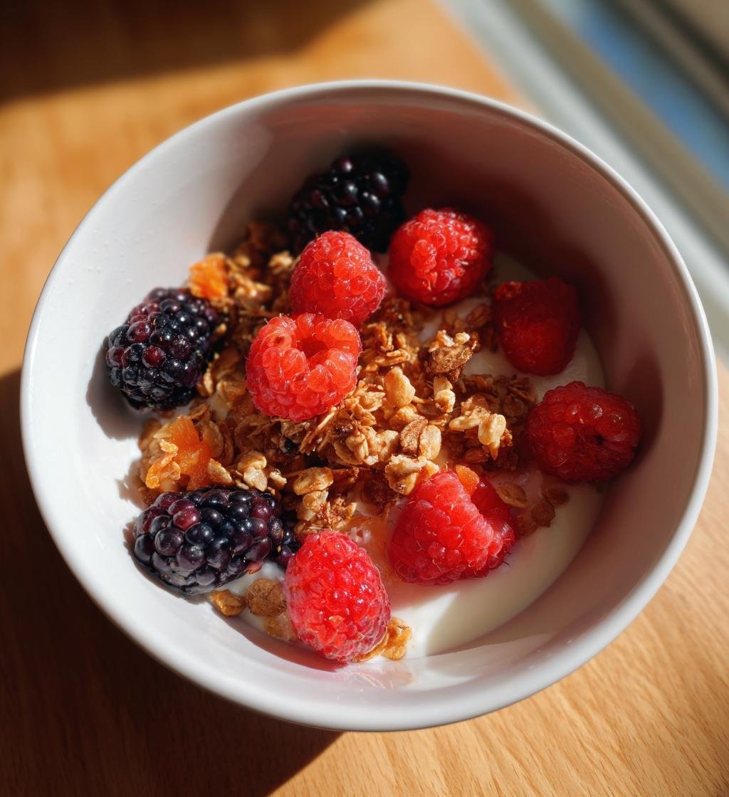 Frukostbowl med granola och bär – God och Nyttig Start på Dagen