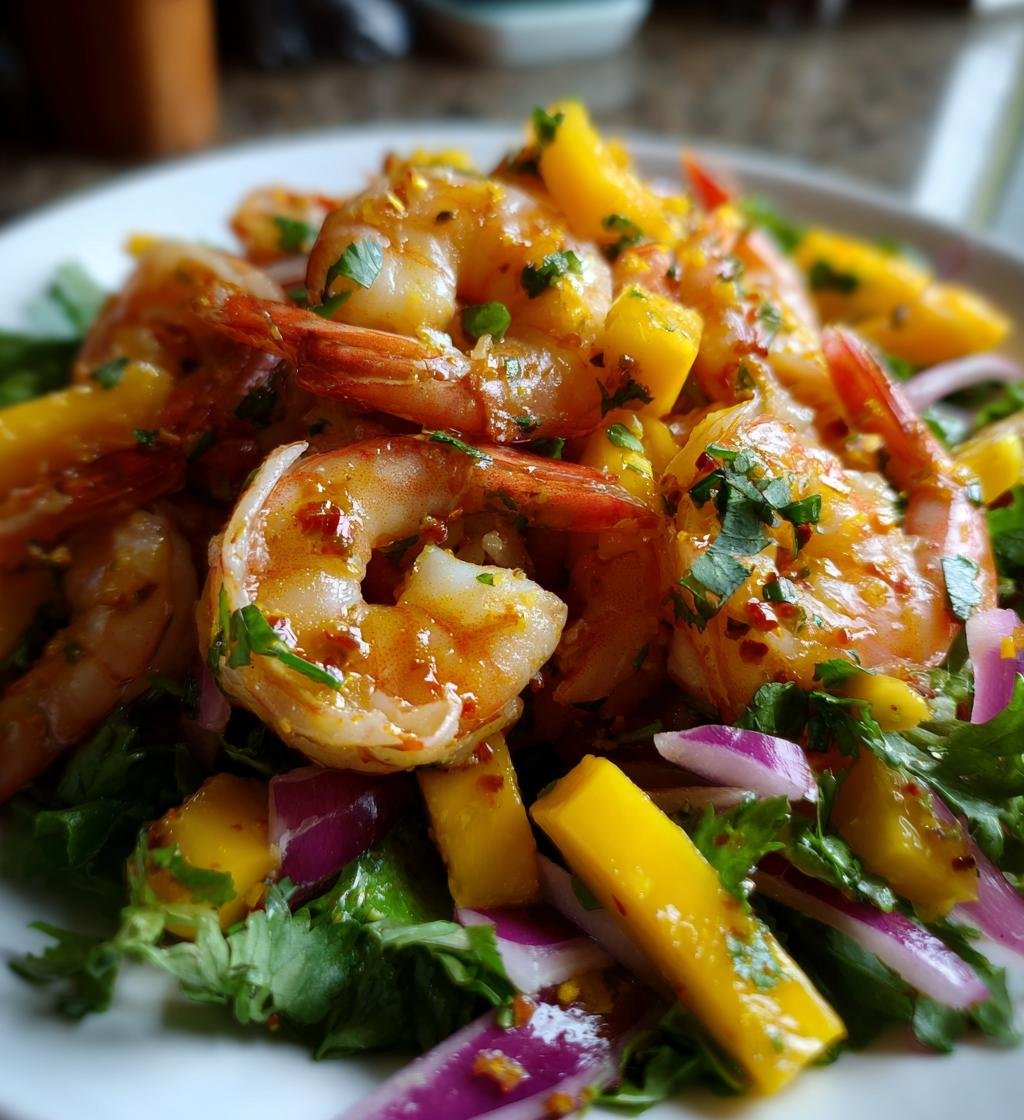 Sallad med räkor och mango – Snabb och enkel fräsch känsla