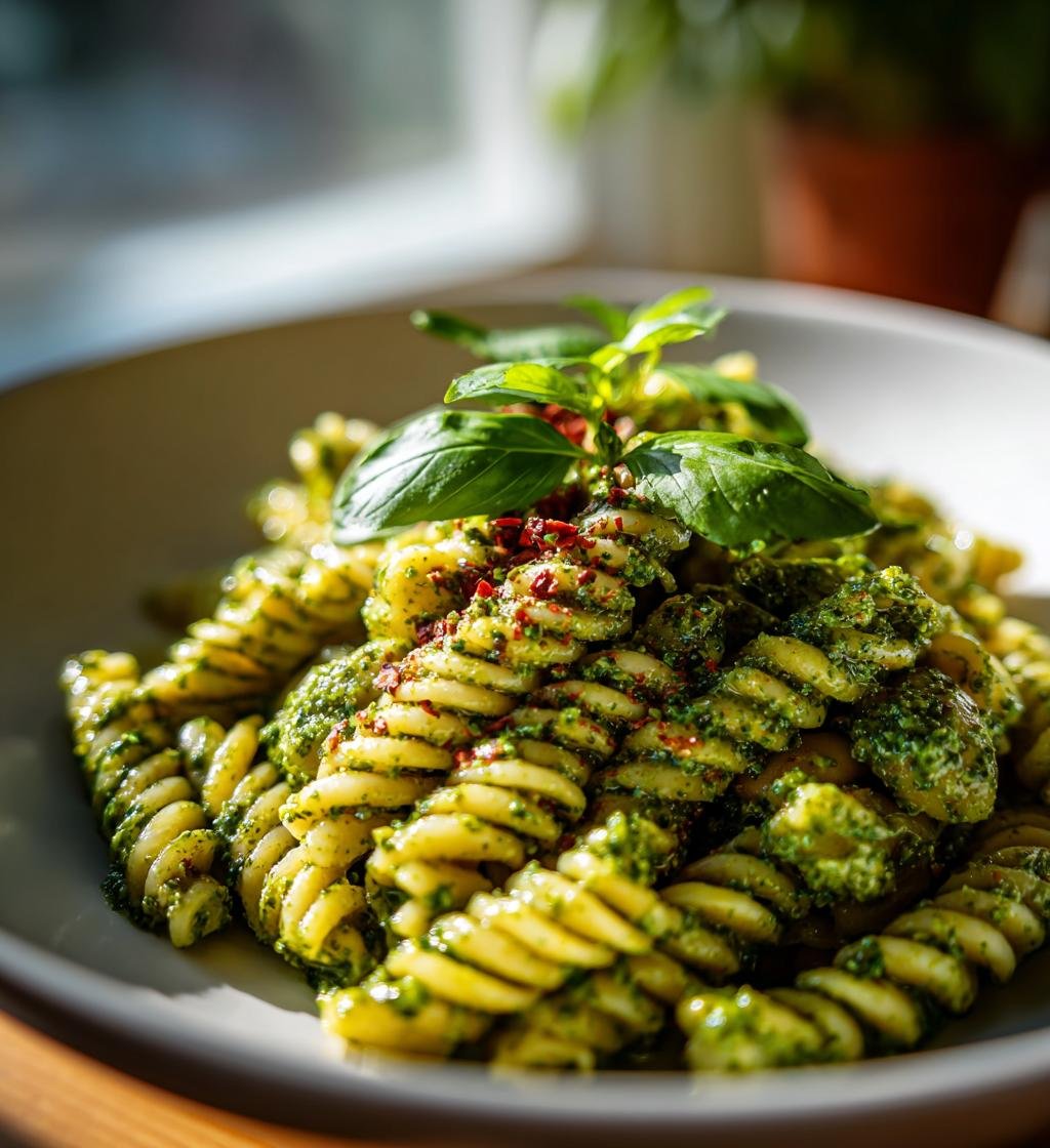 Pasta med pesto och bönor – Enkel och god middag på 20 minuter