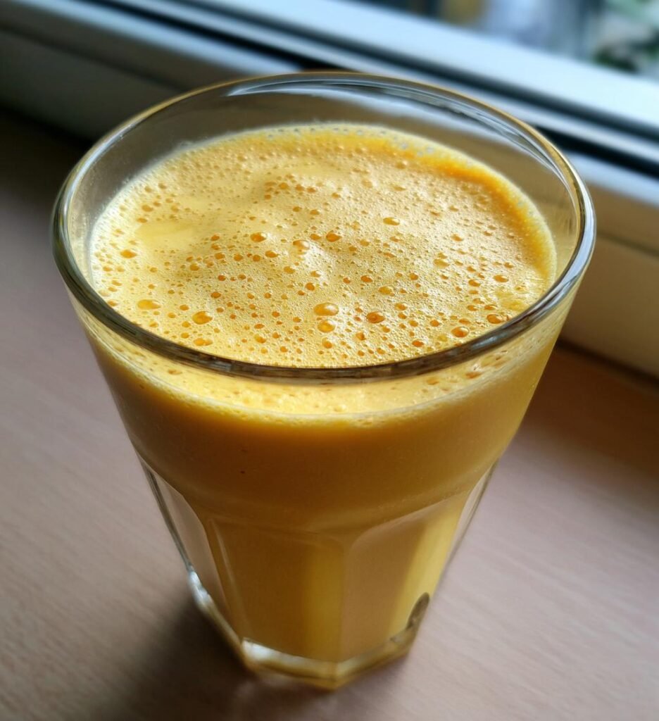 smoothie med mango och ingefära