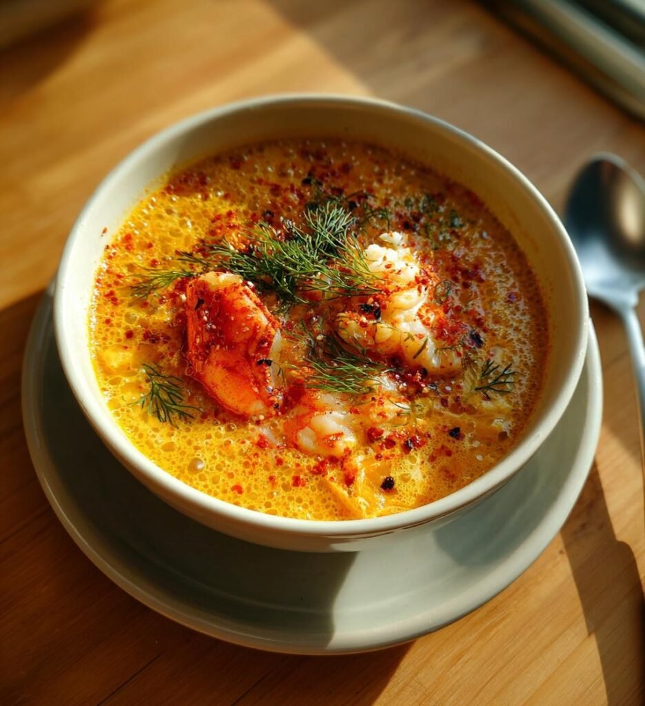 fisksoppa med fänkål och saffran