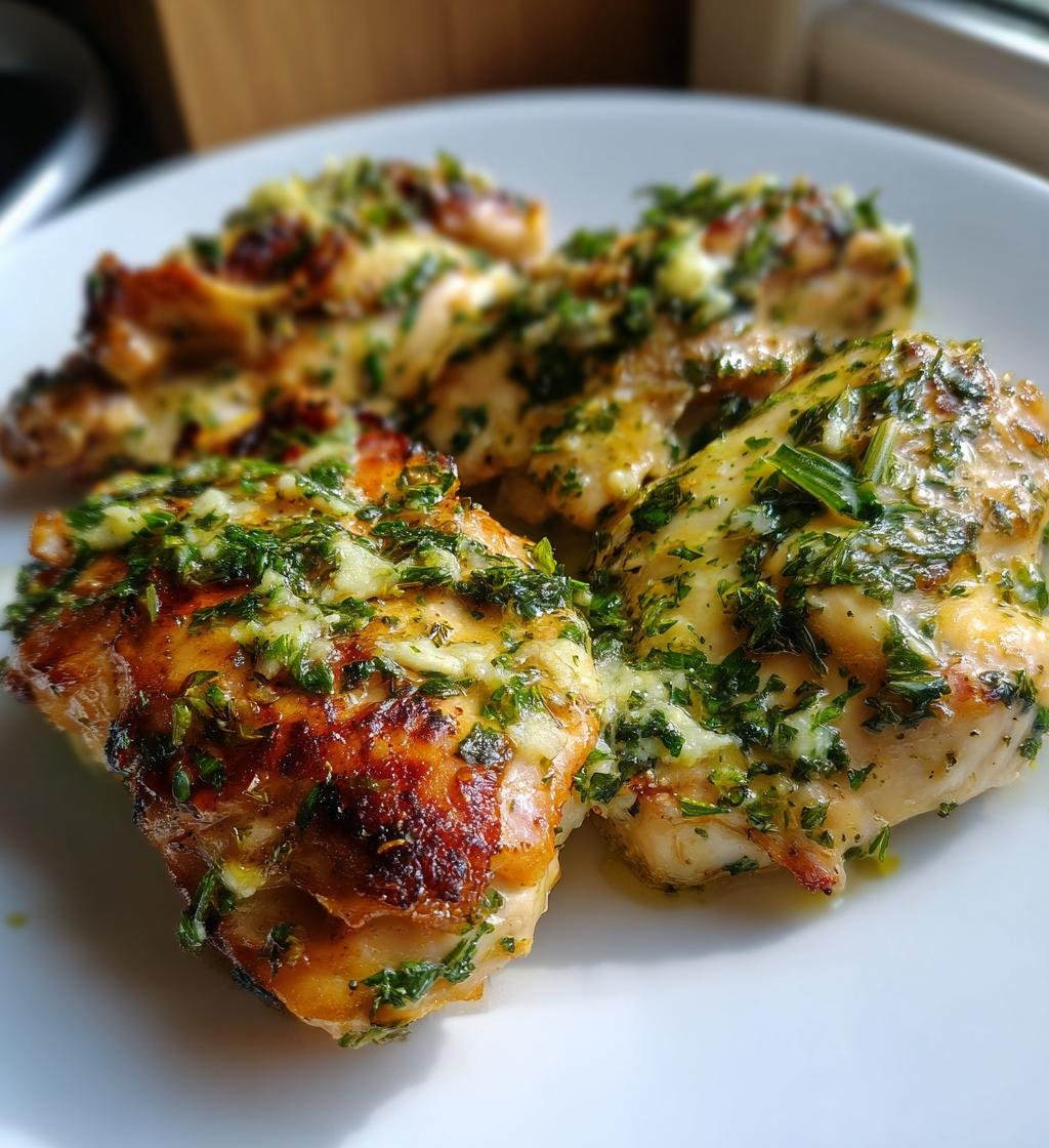 Kyckling med persilja och vitlökssmör – Enkel och God Rätt