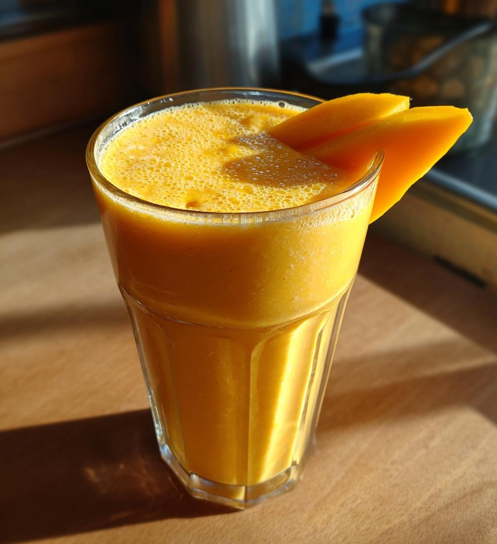 Fruktsmoothie recept tropisk mango - Enkel och krämig njutning - steg för steg