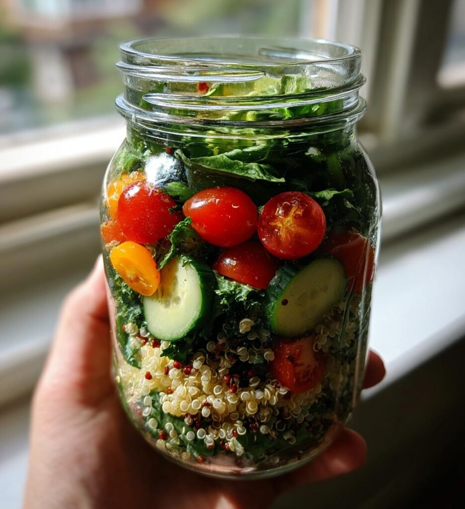 meal prep sallad i burk recept