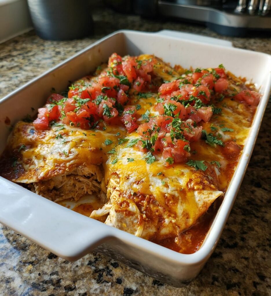 kyckling enchiladas recept hemgjord