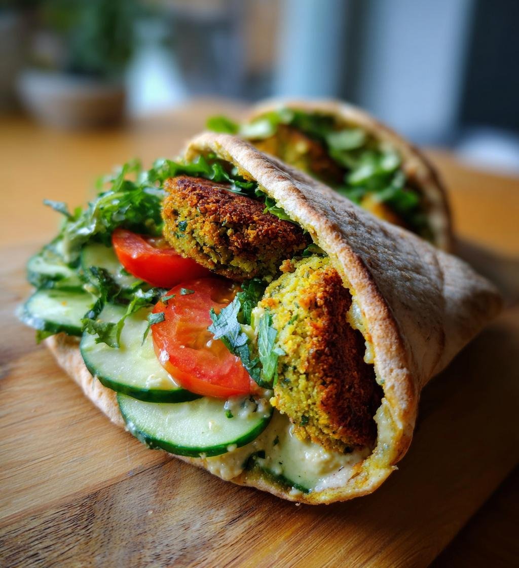Pitabröd med falafel och hummus - Enkel och God Recept