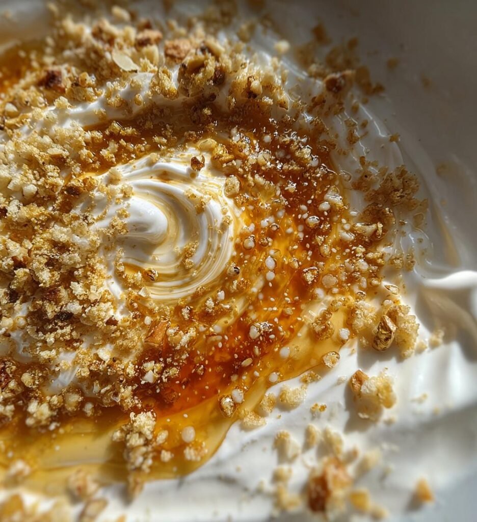 frukostyoghurt med honung och nötter