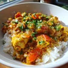Kyckling Massaman Curry Recept – Enkel och Krämig Maträtt