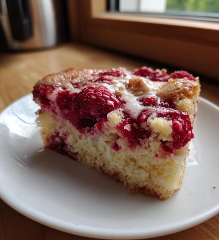 hallonkladdkaka recept enkel