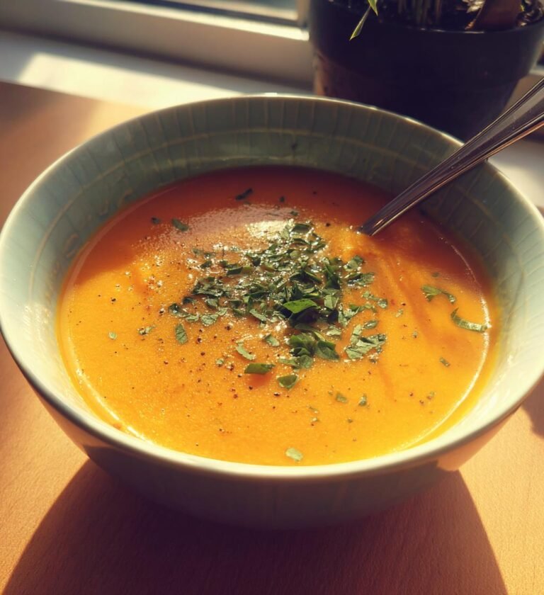 morotssoppa recept krämig ingefära