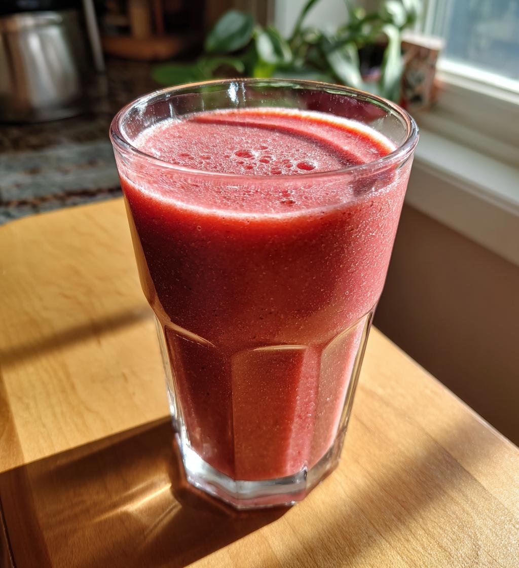 Rabarber och jordgubbs smoothie – Enkel och krämig njutning - steg för steg