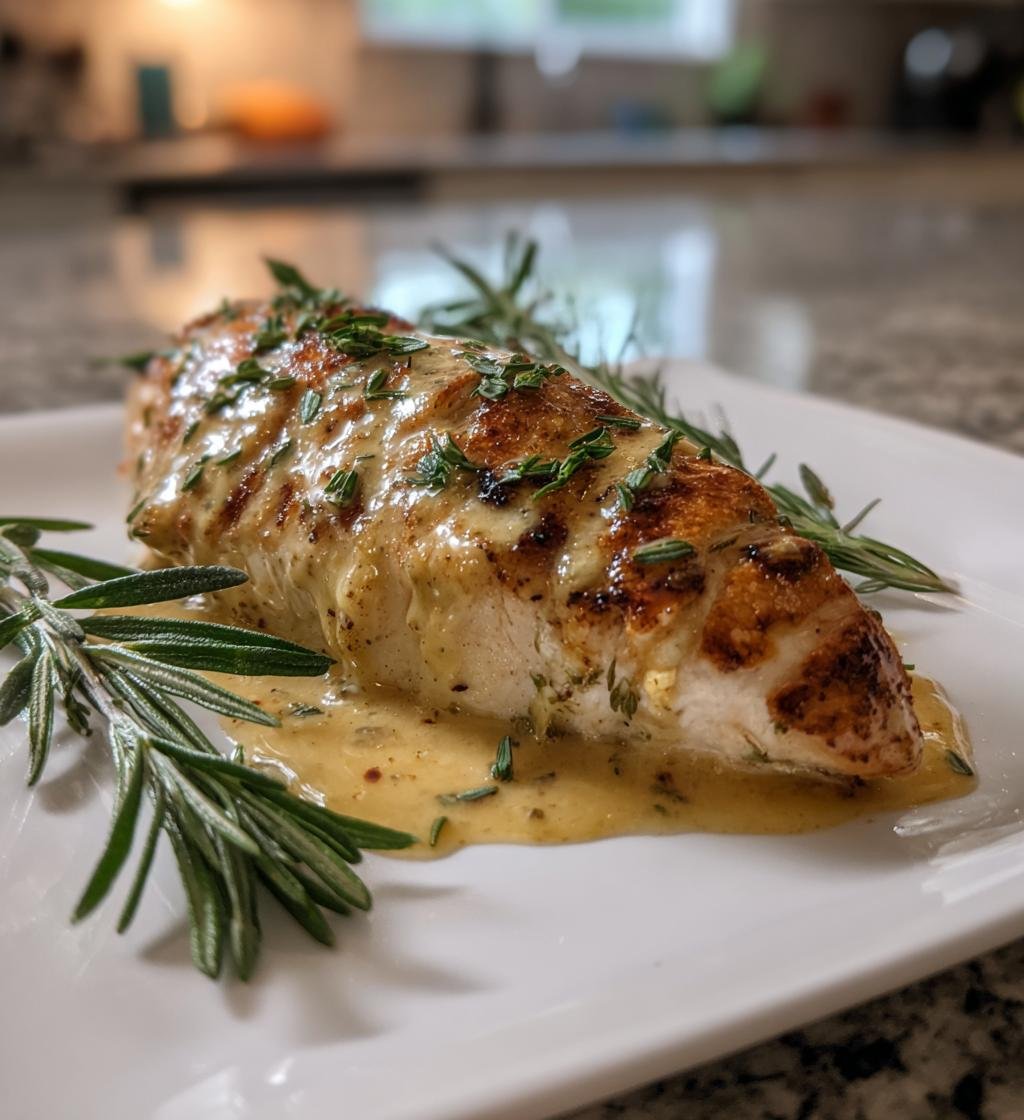 Kyckling med senapssås och rosmarin - Enkel och God Middag - steg för steg