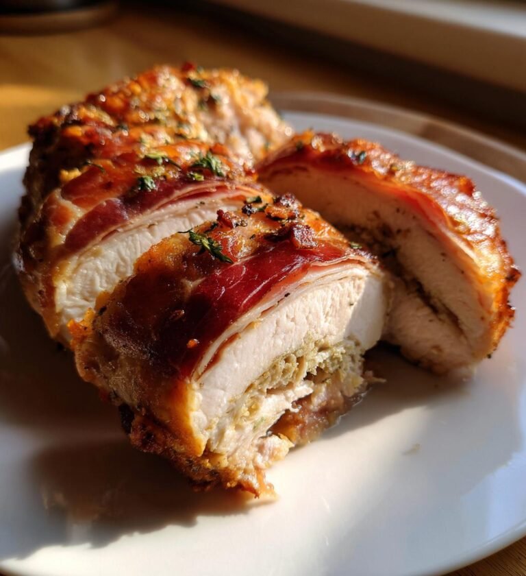 kycklingfile med parmaskinka i ugn