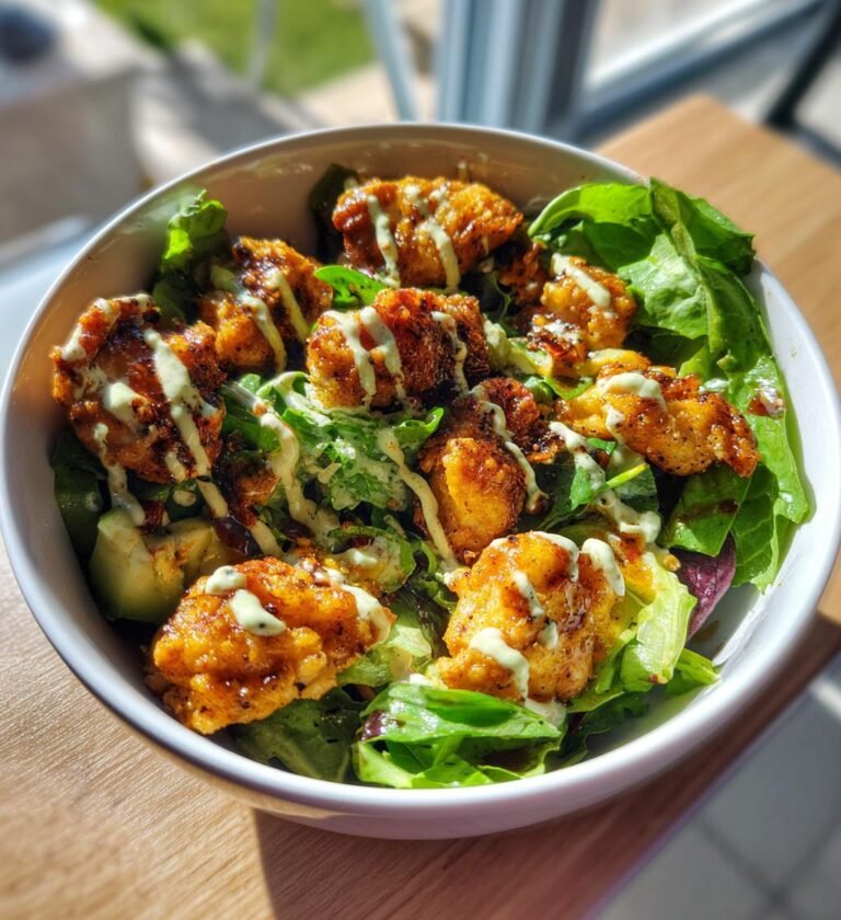 airfryer kycklingsallad recept snabb