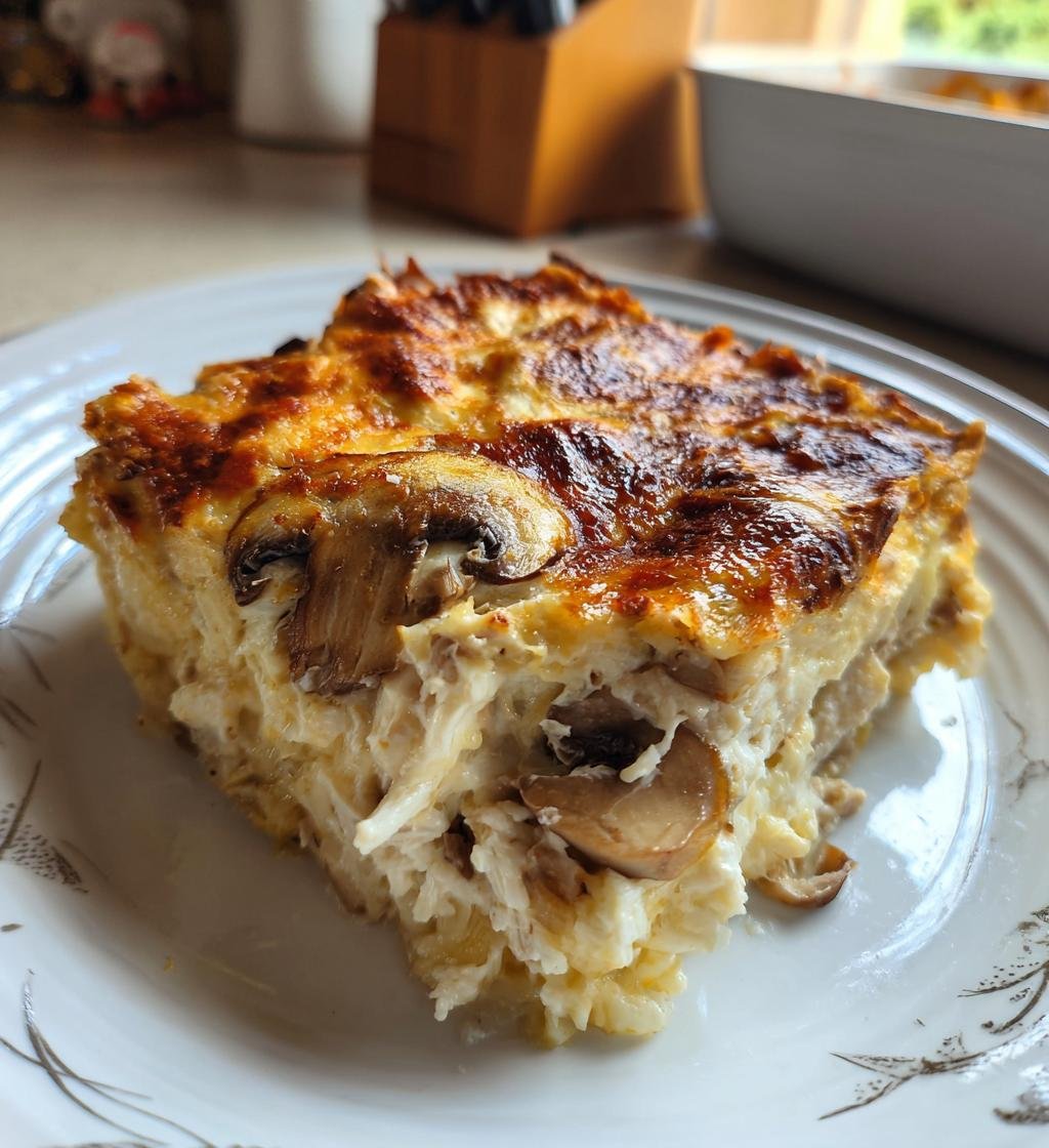 Gratäng med svamp och parmesan – Enkel och krämig måltid - steg för steg