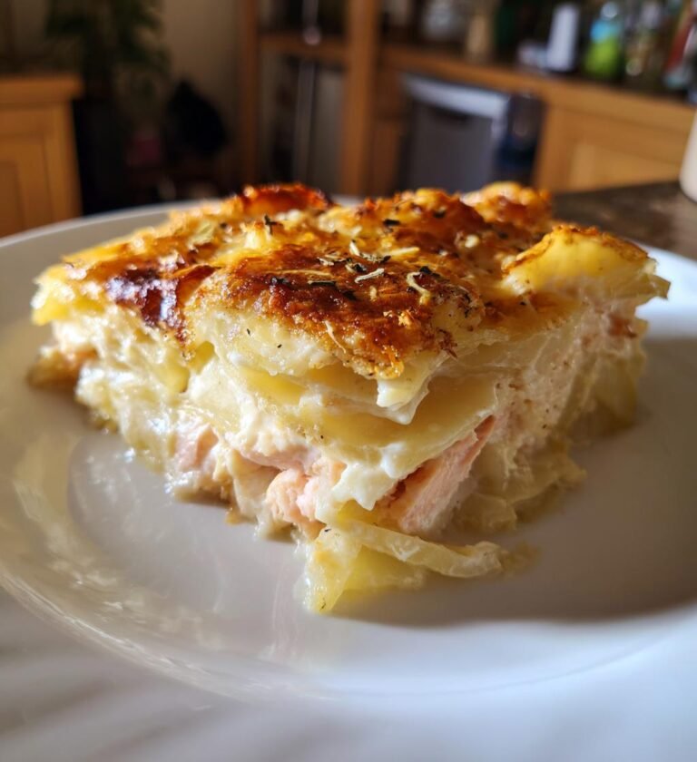 gratäng med lax och potatis recept