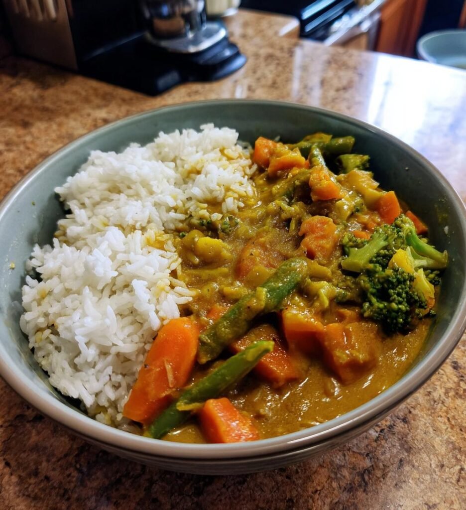 vegansk curry recept enkel hemgjord
