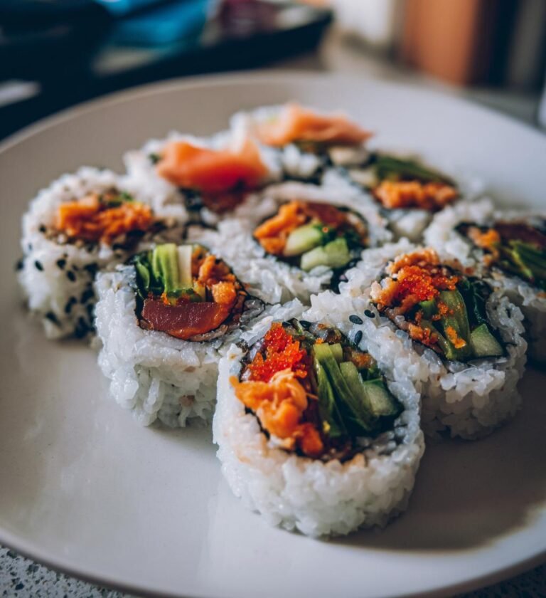 vegetarisk sushi recept hemgjord